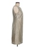 Tommy Hilfiger 100% Polyester Metallic Silver Cocktail Dress Size 6 - photo 4