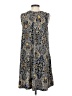 Tahari Paisley Blue Black Cocktail Dress Size S - photo 2