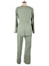 Assorted Brands Solid Green Jumpsuit Size 14 - photo 2