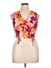 Lily Rose 100% Rayon Orange Sleeveless Blouse Size XL - photo 1