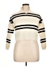 Assorted Brands Stripes Ivory Pullover Sweater Size XL - photo 1