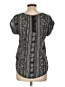 Pink Republic Black Short Sleeve Blouse Size M - photo 2