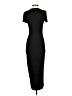 Shein Solid Black Casual Dress Size S - photo 2