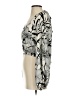 Sienna Sky Floral Black Gray Long Sleeve Blouse Size S - photo 5