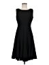 Calvin Klein Solid Black Cocktail Dress Size 6 - photo 1