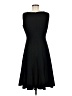 Calvin Klein Solid Black Cocktail Dress Size 6 - photo 2