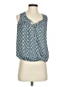 Max Studio 100% Polyester Blue Sleeveless Blouse Size S - photo 1