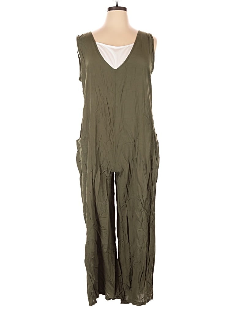 Pre-owned Unbranded Jumpsuit In Green