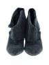 Via Spiga 100% Leather Black Gray Ankle Boots Size 6 1/2 - photo 2