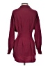 Shein 100% Polyester Burgundy Long Sleeve Blouse Size 4 - photo 2