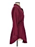 Shein 100% Polyester Burgundy Long Sleeve Blouse Size 4 - photo 4