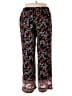 Roz & Ali 100% Polyester Floral Black Casual Pants Size XXL - photo 2