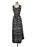 Mlle Gabrielle Stripes Black Casual Dress Size M - photo 1