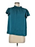 Shein 100% Polyester Teal Short Sleeve Blouse Size 6 - photo 1