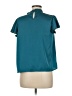Shein 100% Polyester Teal Short Sleeve Blouse Size 6 - photo 2