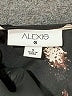 Alexis 100% Polyester Print Black Casual Dress Size S - photo 7