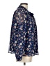 Lucky Brand Blue Long Sleeve Blouse Size L - photo 4