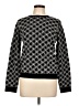 Liliana Houndstooth Black Pullover Sweater Size L - photo 1