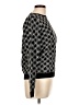 Liliana Houndstooth Black Pullover Sweater Size L - photo 4