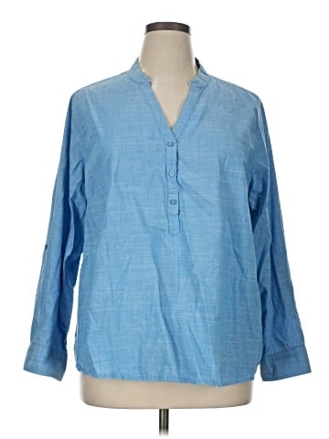 Riders by Lee Long Sleeve Blouse (view 1)