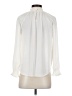 Ann Taylor LOFT 100% Polyester Ivory Long Sleeve Blouse Size XXS - photo 2