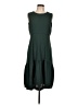 Hoss Intropia Solid Green Casual Dress Size EU 42 / US 12 - photo 1