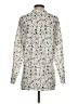 DISKO SPORT Print Ivory Long Sleeve Blouse Size 4 - photo 2