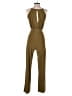 Boohoo Solid Brown Jumpsuit Size 2 - photo 2