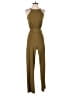 Boohoo Solid Brown Jumpsuit Size 2 - photo 1