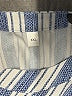 Unbranded 100% Polyester Stripes Blue 3/4 Sleeve Blouse Size XXL - photo 4
