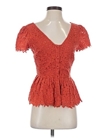 Two Of Us Short Sleeve Blouse (view 1)