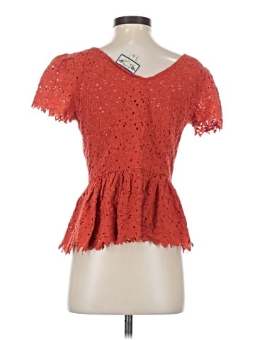 Two Of Us Short Sleeve Blouse (view 2)
