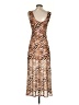 Louna Animal Print Brown Cocktail Dress Size S - photo 2