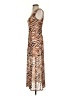 Louna Animal Print Brown Cocktail Dress Size S - photo 5