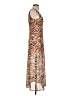 Louna Animal Print Brown Cocktail Dress Size S - photo 4