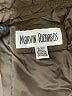 Marvin Richards 100% Polyester Argyle Brown Coat Size S - photo 3