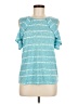 Juicy Couture 100% Polyester Teal Short Sleeve Top Size M - photo 1