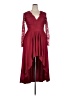 Unbranded Burgundy Red Cocktail Dress Size XL - photo 1