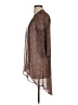 Aggie 100% Polyester Brown Kimono Size S - photo 5