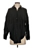 Zara Solid Black Long Sleeve Button-Down Shirt Size XS - photo 1