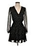 Mi ami 100% Polyester Stars Black Cocktail Dress Size XS - photo 1