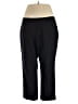 Jones New York Solid Black Active Pants Size 2X - photo 1