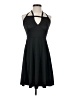 Unbranded 100% Polyester Solid Black Cocktail Dress Size S - photo 1
