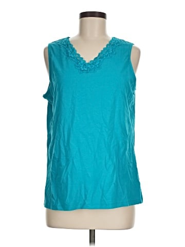 Christopher & Banks Sleeveless T-Shirt (view 1)