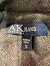 AK Anne Klein Chevron-herringbone Gray Wool Blazer Size S - photo 6