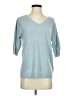 Ella Moss Blue 3/4 Sleeve T-Shirt Size M - photo 1