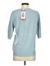 Ella Moss Blue 3/4 Sleeve T-Shirt Size M - photo 2