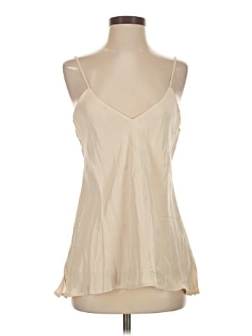 Gold Hawk Sleeveless Silk Top (view 1)