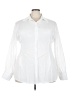 Unbranded 100% Polyester White Ivory Long Sleeve Blouse Size 5X - photo 1