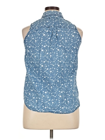 confess Sleeveless Button-Down Shirt (view 2)